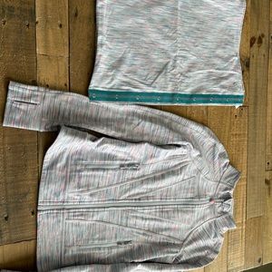 Ivivva  by lululemon girls size 10 jacket and shawl scarf
